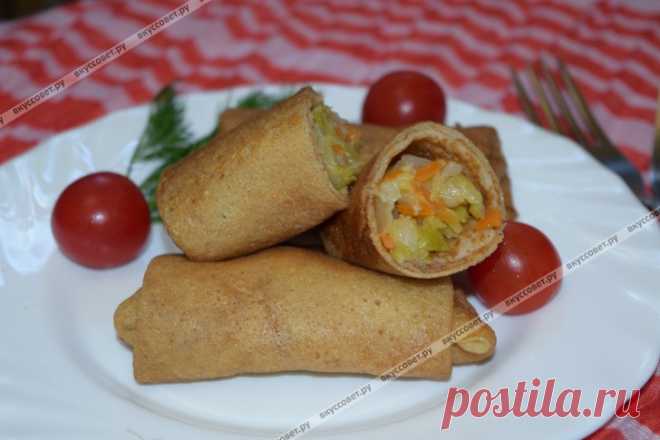 Блины с капустой