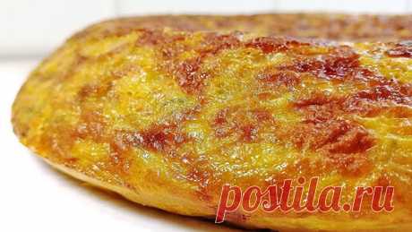На сковороде. Недорого, просто, вкусно! Сочная капустная запеканка.