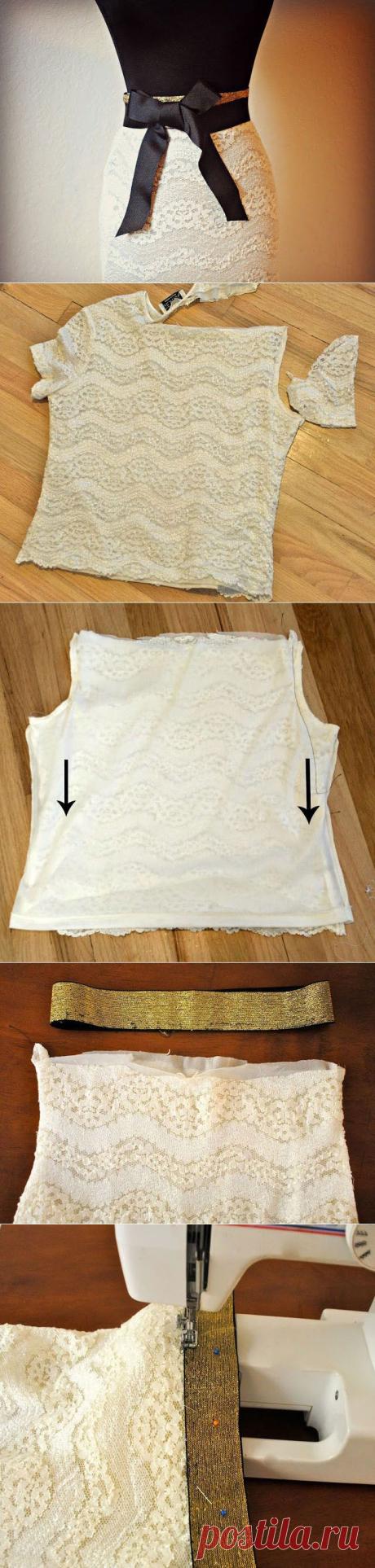 Как быстро сшить кружевную юбку без выкройки / Мастер-классы / Burdastyle