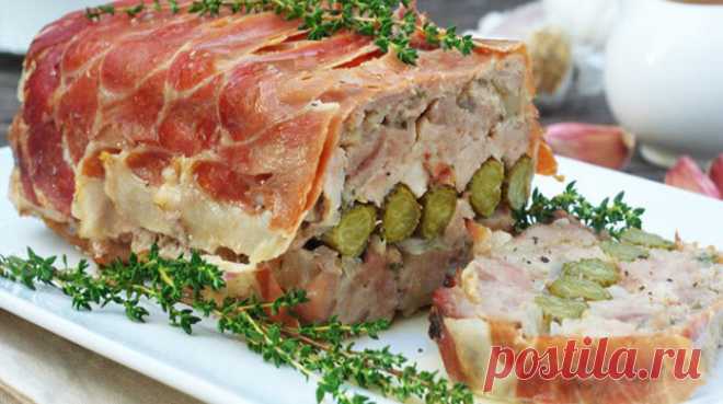 Террин со свининой и курицей - ochenvkusno.com