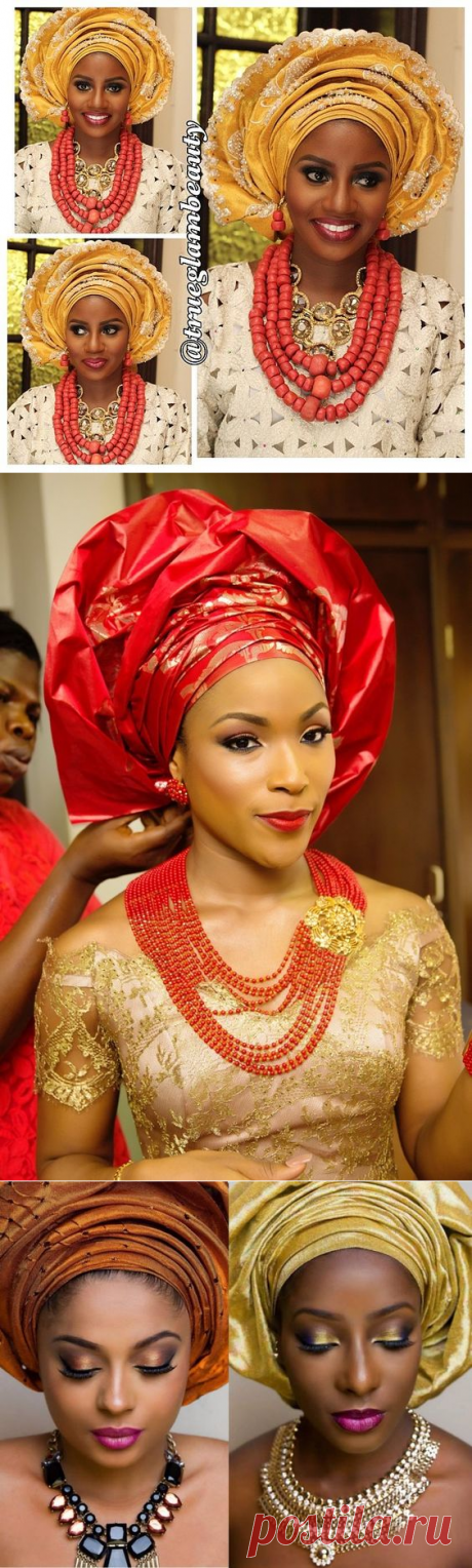 ГЕЛЕ/GELE - НАЦИОНАЛЬНЫЙ НИГЕРИЙСКИЙ ГОЛОВНОЙ УБОР