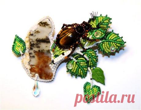 Миниатюрные броши из бисера Любови Тюриной — Рукоделие