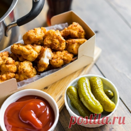 Рецепт хрустящего попкорна из курицы
