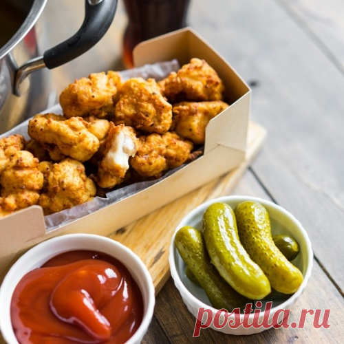 Рецепт хрустящего попкорна из курицы