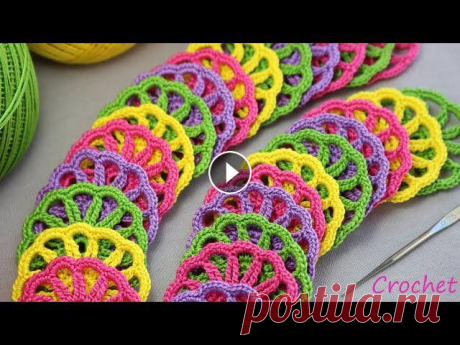 ВЯЖУ КРЮЧКОМ что-то ИНТЕРЕСНОЕ!  Вязание из остатков пряжи  Easy to Crochet pattern for beginners @Уроки ВЯЗАНИЯ Литке Татьяны @CROCHET step by step Please financial support! PayPal: litke108@gmail.com Privatbank card: 5363 5420 1481 8653 УЗОРЫ КРЮ...