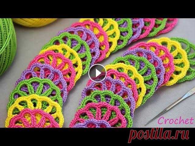 ВЯЖУ КРЮЧКОМ что-то ИНТЕРЕСНОЕ!  Вязание из остатков пряжи  Easy to Crochet pattern for beginners @Уроки ВЯЗАНИЯ Литке Татьяны @CROCHET step by step Please financial support! PayPal: litke108@gmail.com Privatbank card: 5363 5420 1481 8653 УЗОРЫ КРЮ...
