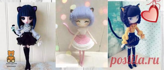 Леди кошка крючком: природная грация | Амигуруми крючком - Блог