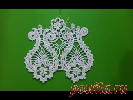 Соединение мотива Амфора крючком.