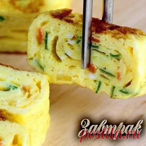 Роллы из омлета по-корейски