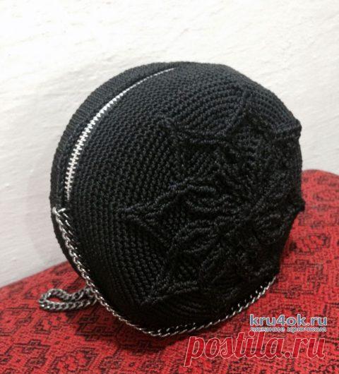 Рокерская сумка крючком схема. Работа Аксиньи Григ