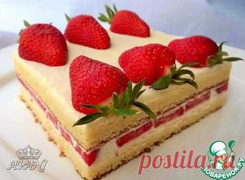 Японский клубничный тортик - кулинарный рецепт