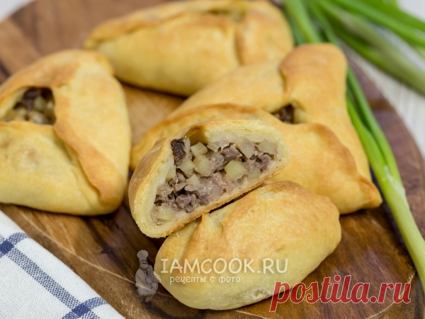 Эчпочмак на бездрожжевом тесте — рецепт с фото Очень вкусная и сочная выпечка!
