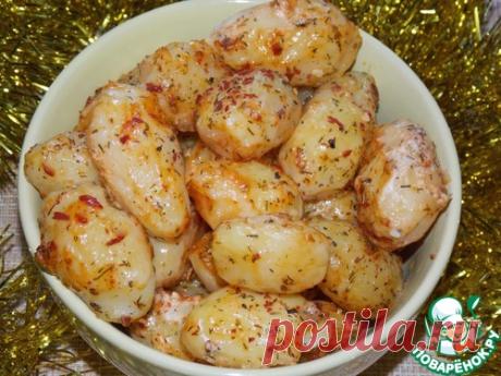 Картофель запеченный с сыром в специях – кулинарный рецепт