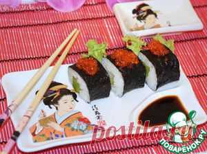 Роллы с сельдью и роллы спайс - кулинарный рецепт