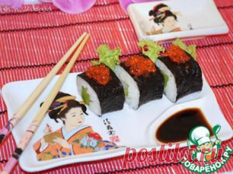 Роллы с сельдью и роллы спайс - кулинарный рецепт