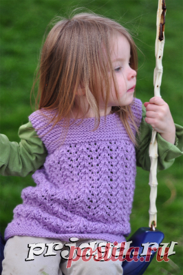 Детская безрукавка спицами «Комфорт»