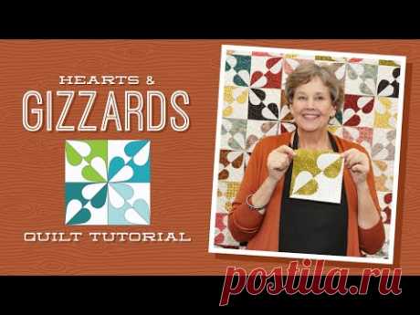 Make a "Hearts and Gizzards" Quilt with Jenny Doan of Missouri Star (Video Tutorial)