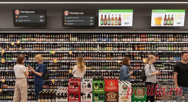 Пиво в Пятерочке 2025: лучший выбор и актуальные цены 🍺
🍺 ПИВО В ПЯТЕРОЧКЕ 2025

💰 Цены: от 44₽ (Brooklyn Pilsner) до 160₽
📦 Ассортимент: 320+ позиций  

🏆 ТОП МАРКИ:
• Fürstkeg (79₽) - немецкое качество
• Жигули Барное (59₽) - отечественная классика  
• Хугарден (69₽) - бельгийский бланш
• Brooklyn Pilsner (44₽) - лучшая цена/качество
• FAXE (59₽) - датский лагер

✨ Регулярные акции и скидки
🛒 Доставка через приложение
⭐ Отзывы: хороший выбор, доступные цены