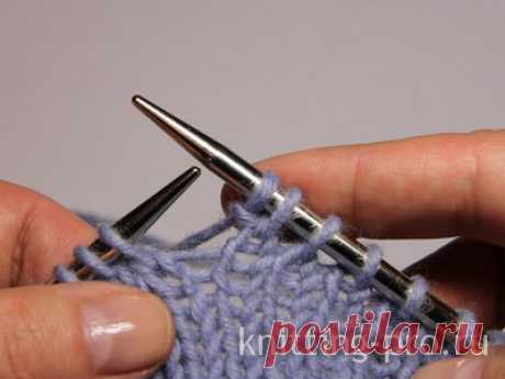 Способы прибавления одной петли - knitting-pro.ru - От азов к мастерству