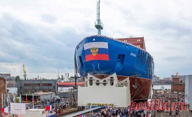 Атомный «Урал»: спуск на воду нового русского ледокола | События