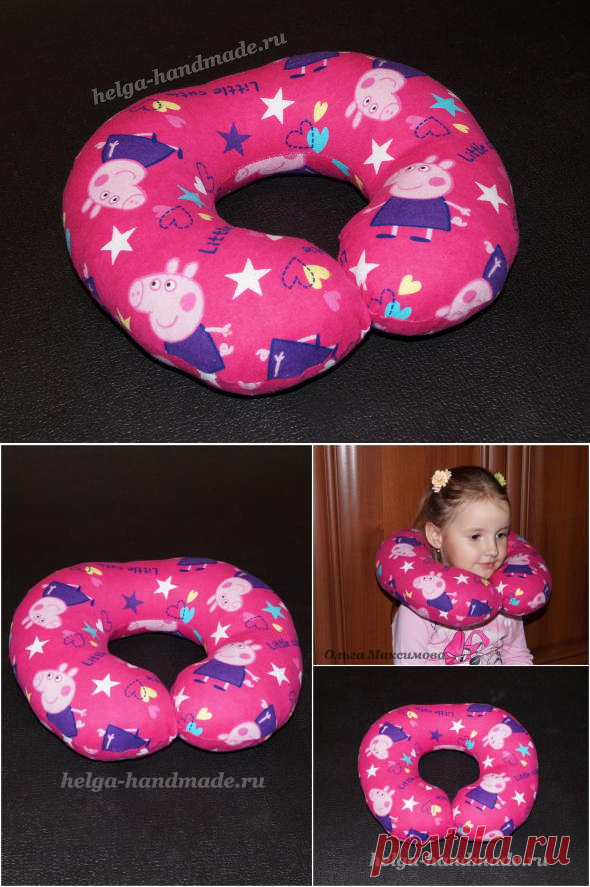 Шьем детскую дорожную автомобильную подушку. своими руками, мастер-класс