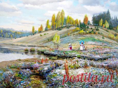 Художник Сердюков Александр Григорьевич. О цветах.