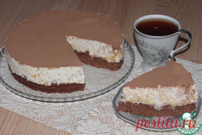 Торт с творожно-апельсиновым кремом Кулинарный рецепт