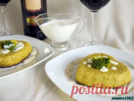 Флан из брокколи