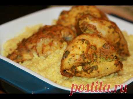 Recette Poulet à la Moutarde &amp; Riz Basmati - Grilled Marinated Chicken &amp; Basmati Rice Recipe