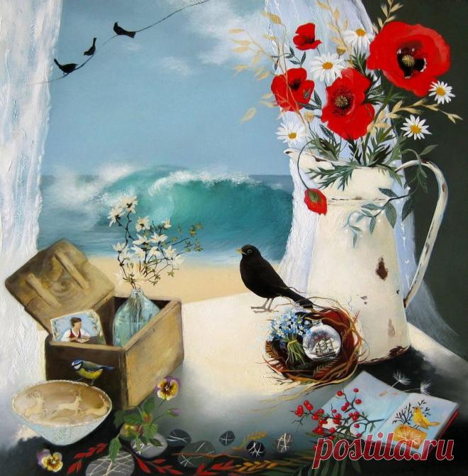 Бессонная навек Весна.... Художник Lesley McLaren.