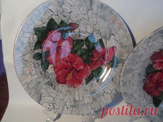 мои новые тарелочки / Декупаж. Работы пользователей / PassionForum - мастер-классы по рукоделию