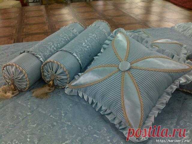 Шьем декоративные подушечки