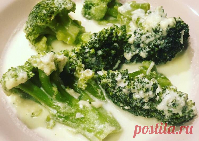 Брокколи под сырным соусом - пошаговый рецепт с фото. Автор рецепта Элли . - Cookpad