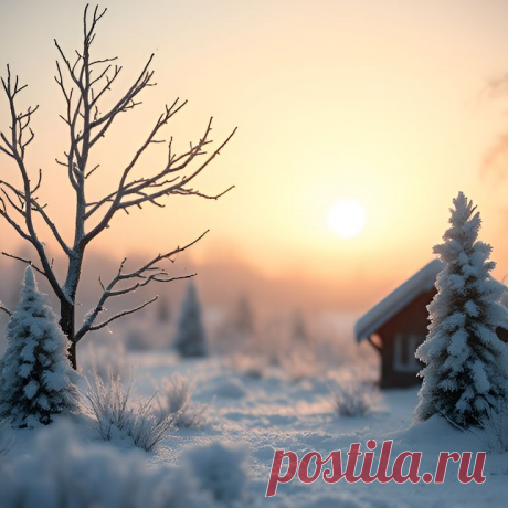 Зима в деревне