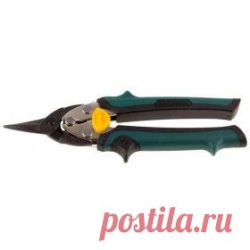 Купить Ножницы Kraftool 2326-S "UNI-KRAFT" по твердому металлу,с двойной рычажной передачей,Cr-Mo,двухкомпонент ручка, прямые,180мм  / Интернет-магазин "Vseinet.ru"
Ножницы по твердому металлу 180 мм KRAFTOOL UNI-KRAFT 2326-S - профессиональный инструмент для разрезания листов металла. Выполняет качественный прямолинейный рез, также ими можно подрезать заусенцы. Ножницы имеют кованые губки из Cr-Mo стали, которые дополнительно закалены, что повышает прочность.