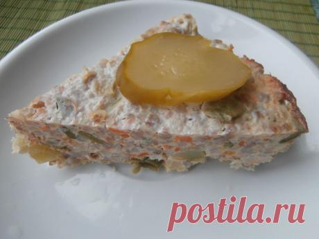 Запеканка из курицы, гречки и овощей