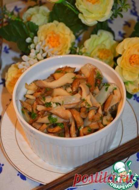 Вешенки жарено-маринованные - кулинарный рецепт