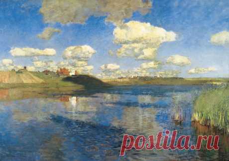 Художник Исаак Ильич Левитан (1860-1900).
"Озеро. Русь", 1899-1900 гг.