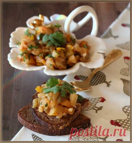 Икра из баклажана и яблока | Русская кухня