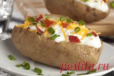Очень вкусная фаршированная картошка с разными начинками!!!!!!!