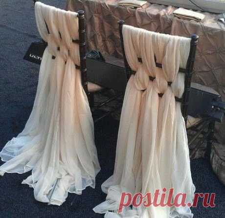 Приукрасим стулья шторами! | HandMade