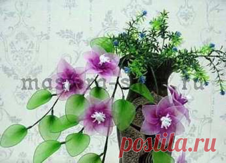 Мастера рукоделия - рукоделие для дома. Бесплатные мастер-классы,  и видео уроки - Основы создания цветов из капрона: Лепестки и тычинки