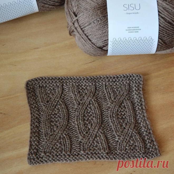 Два узора спицами 