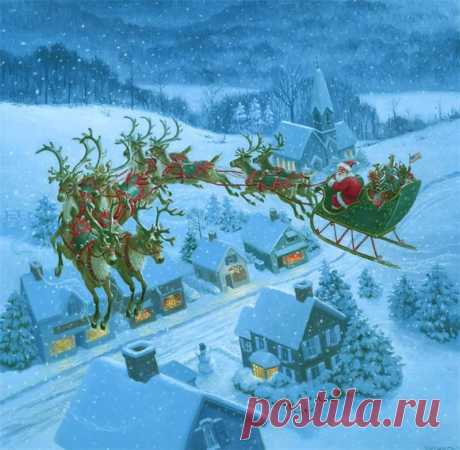 Принты на Новогоднее шампанское / Декупаж / Картинки для декупажа