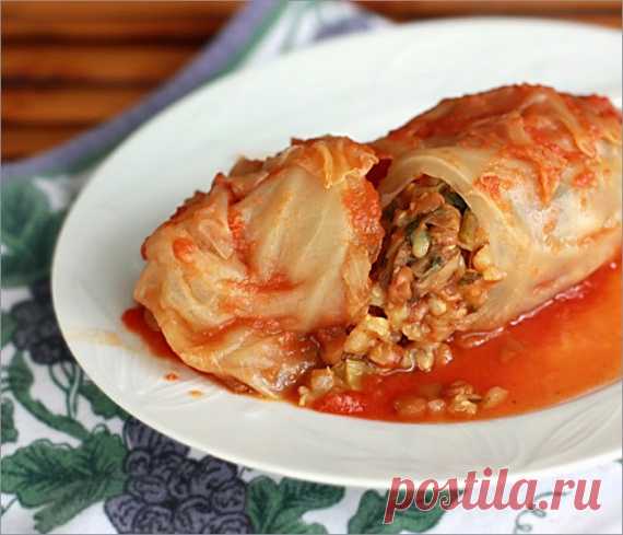 Голубцы с гречкой и грибами / Блюда из капусты / TVCook: пошаговые рецепты с фото
