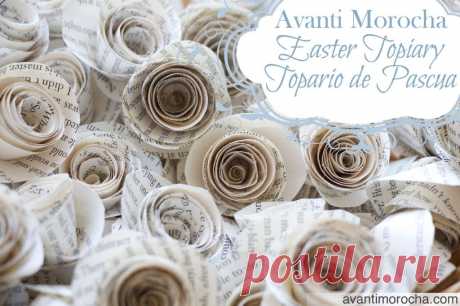 DIY Easter Topiary | Topario de Pascua