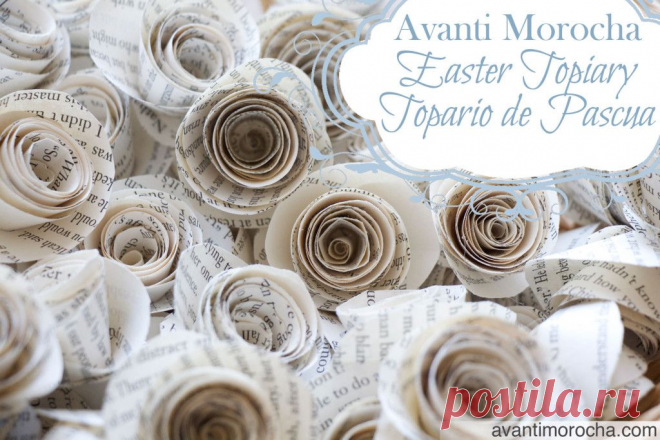 DIY Easter Topiary | Topario de Pascua