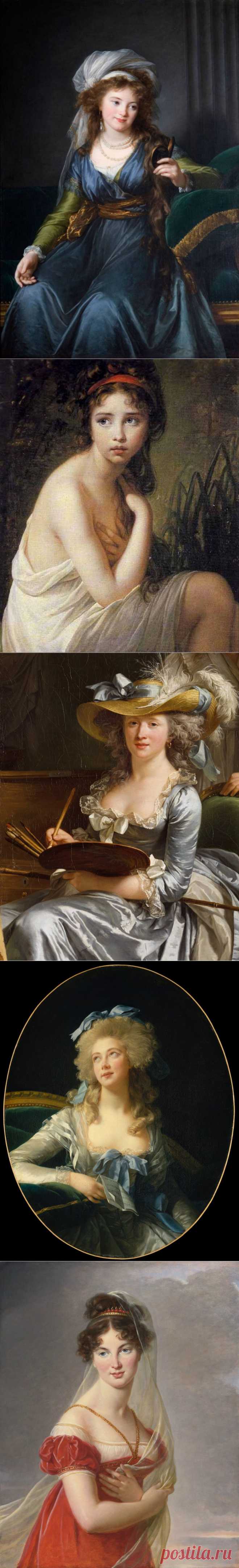Louise Elisabeth Vigee-Lebrun (French, 1755-1842). Портрет.