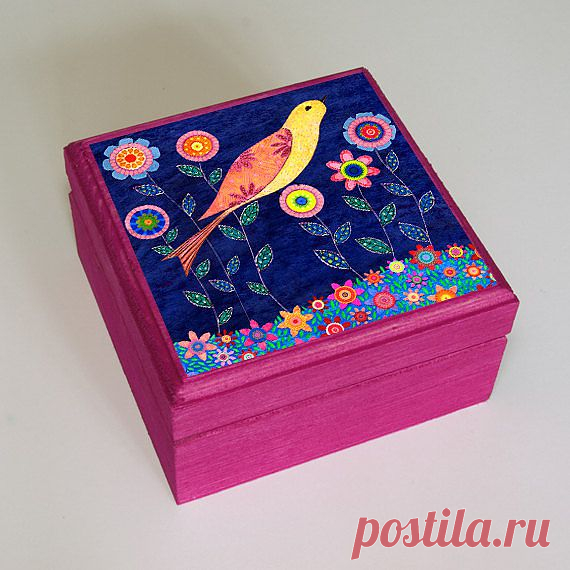 Шкатулочка с птичкой - $22.99 USD