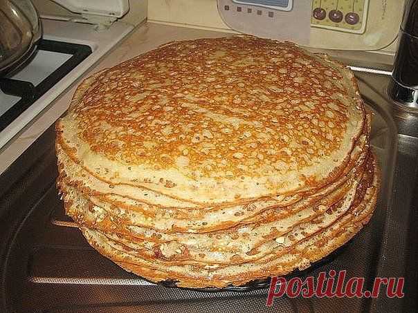 Заварные блинчики на кефире "Вологодское кружево" | Четыре вкуса